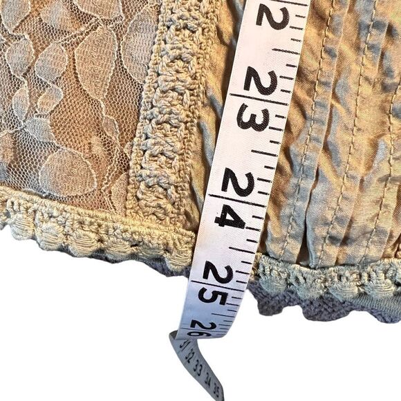 Anthropologie Deletta sage green lace sleeveless top XS - Picture 8 of 9